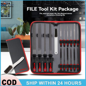 19Pcs/Set Metal and Wood File Rasp Set with Carry Case