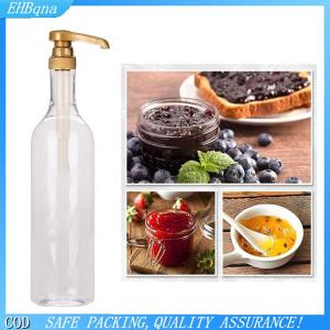 COD Chai đựng si-rô cà phê trong suốt 750ml bình chiết có vòi bơm chai bóp đựng sữa lọ đựng mật ong