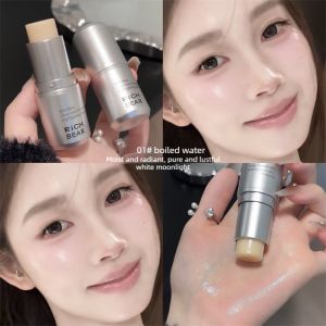 JIMEIXIAN01 Lớp hoàn thiện mịn màng như sương Bút đánh dấu 3 trong 1 Lấp lánh tinh tế Thỏi phấn má hồng  Ánh sáng tự nhiên Thỏi tạo khối