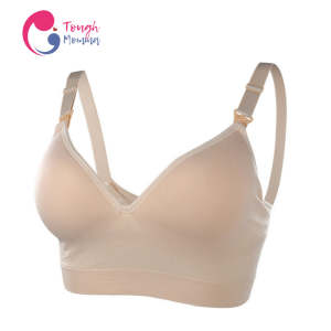 ToughMomma Deep V Seamless Wireless Nursing Bra