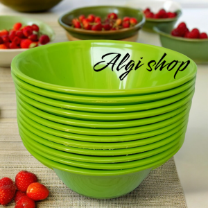 12Pcs Mangkuk bulat cekung terlaris tahan panas