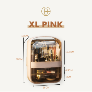 [SG Stock] Portable Storage Organizer Container Box Drawer Cosmetic/ Makeup Accessories / Watch/ Storage Cosmetic Anti Dust