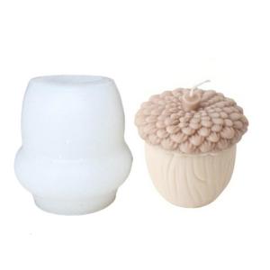 Christmas Pinecone Shape Silicone Craft Mould for Art Plasters Casting and Home Decoration
