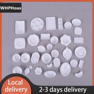 [COD] WHPHous Ship within 24 hours 33pcs Mini Dollhouse Miniature Kitchen utensils dish plate tableware Toys