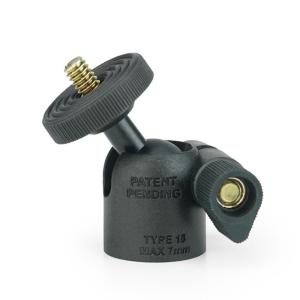 Đầu bi nhỏ 360 độ máy ảnh xoay đầu bi chân máy ảnh với 1/4inch vít lạnh Giày núi cho Giá để điện thoại nhôm