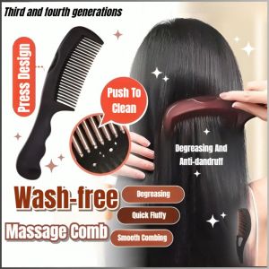 Grease Comb Health Care Massage Hair Comb Anti-itching Smooth Hair No-wash Anti-flaking Beauty Skin Care