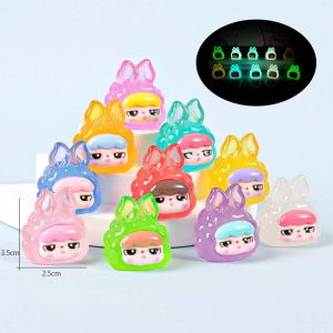 Charm Ma Bí Ngô Halloween Dạ Quang Siêu Sáng Dễ Thương Đồ Chơi Phụ Kiện Trang Trí Bàn Học Xe Oto