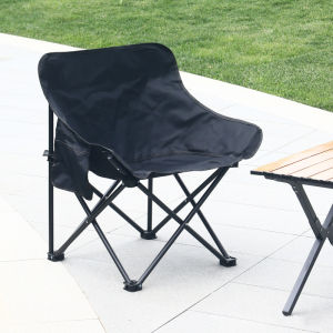 Outdoor Folding Chair Portable Camping Chair Beach Chair Moon Chair Backrest Fishing Stool Outdoor Furniture Special Picnic Chair