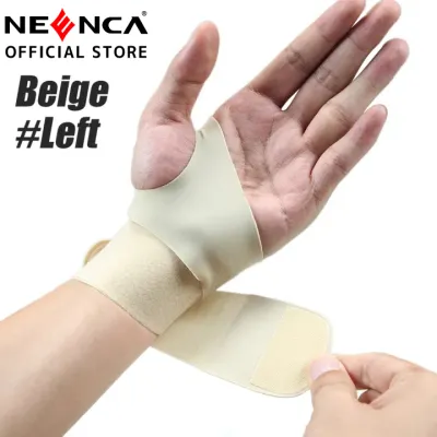 NEENCA Ultra Thin Wrist Brace for Carpal Tunnel Arthritis Sport Slim Wrist Support for Men Women Hand Brace Breathable Adjustable Lightweight and Skin Friendly