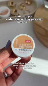 Catrice Under Eye Brightener Setting Powder Loose (010 Light Rose) Blurs Fine Lines & Brightens Dark Circles All-Day Wear with Hyaluronic Acid Fragrance Free Talc Free Vegan Cruelty Free