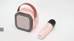 2025 New K12 Bluetooth Speaker Microphone RGBPortable Wireless Karaoke Speaker Outdoor Small Size Fast Delivery