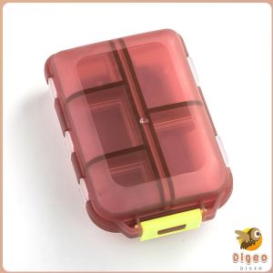 Digeo Portable 10-compartments Medicine Box Travel Box Storage Case