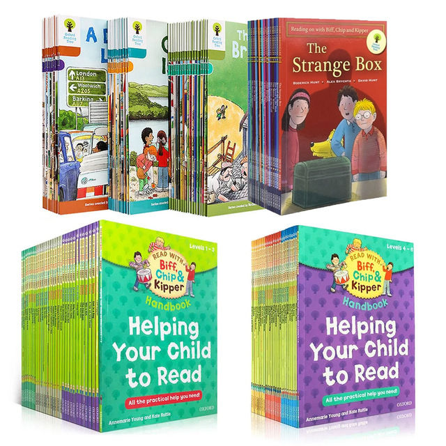 116 Books 1-12 Level Oxford Reading Tree Biff, Chip&kipper Stories Learing  Helping Child To Read Phonics English Story Book | Lazada.co.th