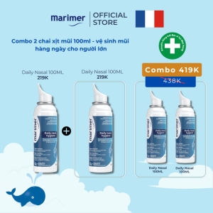 Combo 2 Chai Xịt Mũi Nước Biển Sâu Marimer - Vệ Sinh Hàng Ngày Dành Cho Gia Đình - 7200C