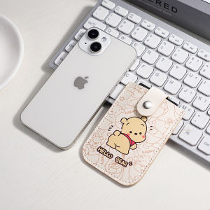 Kawaii Cartoon Sanrio PU Leather Card Bag Wallet Anime Kuromi Pochacco Cute Card Holder Coin Purse
