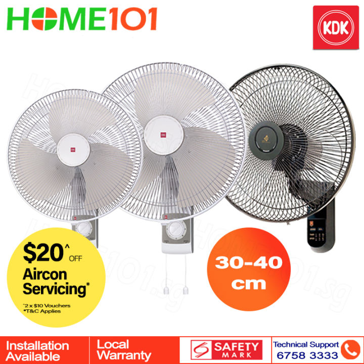 KDK Wall Fan 30 40cm M30CS M40CS M40MS Lazada Singapore