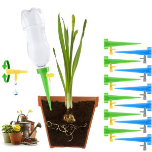 5 PCS Auto Drip Irrigation Watering System Watering Spike Garden Plants Flower Watering Kits Household Automatic Waterers