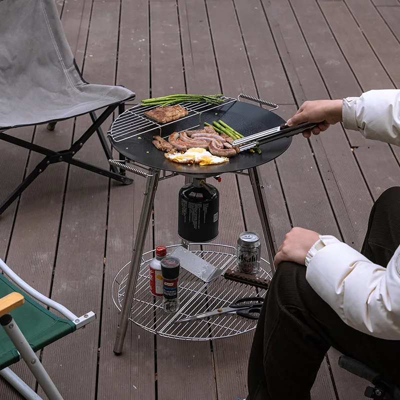 Campingmoon GR Series Skottle Grill Portable Lightweight Party BBQ