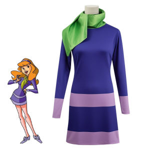 Scooby-Doo cos Clothing   Wilma skirt   Daphne Halloween Cosplay Dress cosplay