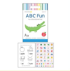 Little Genius Word Search Fun Educational Activity Book For Kids With Stickers