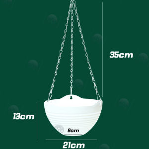 Flower pot gardening plastic flower pot hanging stable indoor and outdoor decorative plant hanging basket flower pot hanging pot for plant