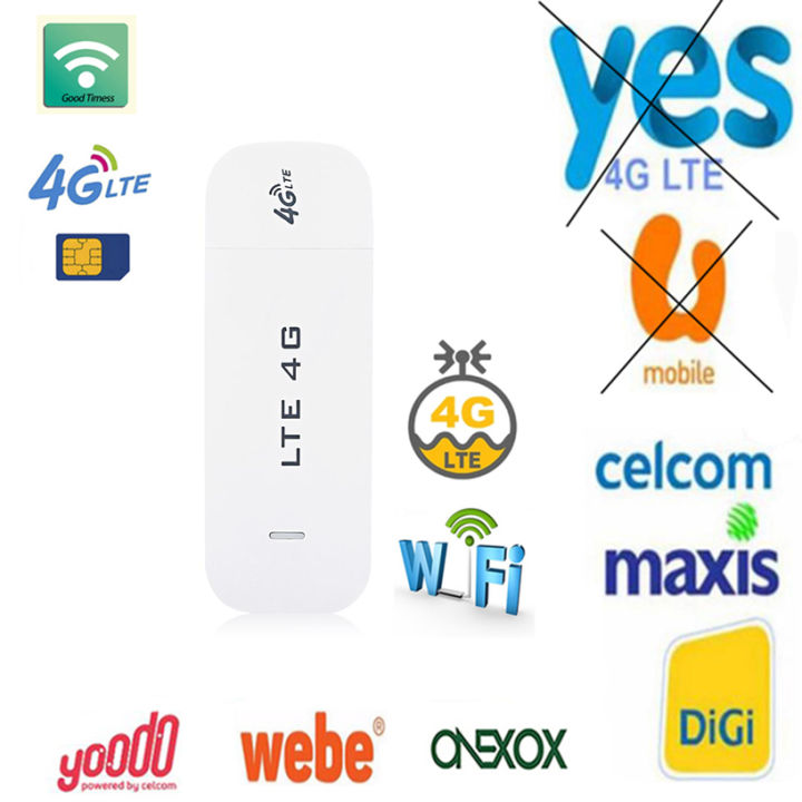 4G LTE 100Mbps USB WiFi Modem Network Adapter with/without WiFi Antenna ...