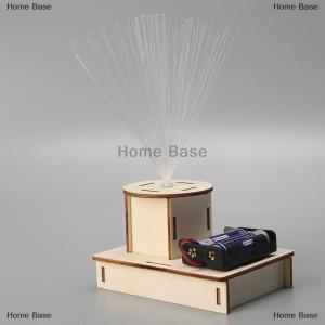[COD] Home Base ชุดโคมไฟใยแก้วนำแสงหลากสีทำจากไม้สำหรับโครงการสร้างวิทยาศาสตร์แบบทำมือชุดตัวต่อปริศนา3D ของเล่นเพื่อการศึกษา