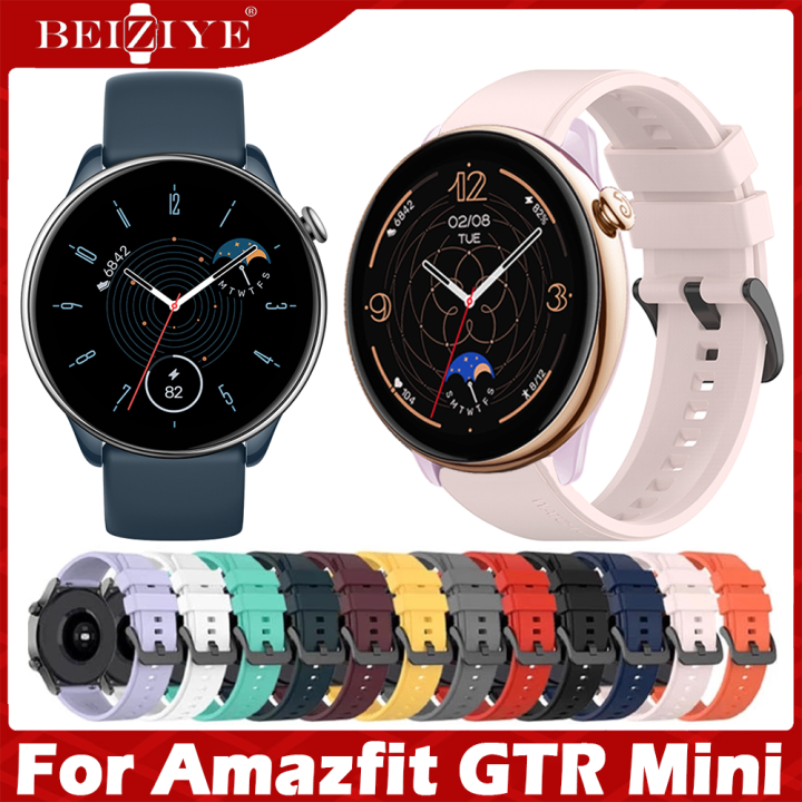 For Amazfit GTR Mini Strap Soft Silicone Band Smart Watch Band Sport  Original Watchband Replacement Accessories