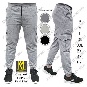 Celana Jogger Cargo Pria Premium Trendy Terbaru / Celana Panjang Joger Cargo Wanita Modis ( Stdandar dan Jumbo)