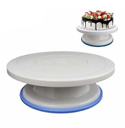 Rotating cake stand - Patisse - white, 4 x 27 cm