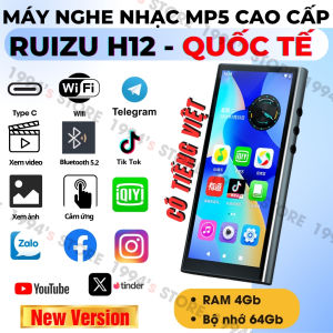 NEW VERSION Ruizu Z90 Ruizu H12 Máy Nghe Nhạc Android MP3/MP4/MP5 - Có Tiếng Việt- CÓ WiFi/Bluetooth