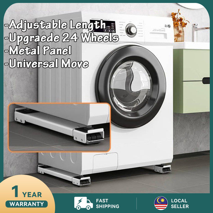 Washing Machine Stand 300KG Adjustable Roller Furniture Mover Machine ...