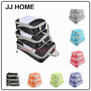 【JJ HOME】3 Pieces Packing Cubes Set Travel Luggage Packing Organizer Travel Compression Suitcase Bags