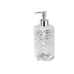SDFBN Clear Bathroom Soap Dispenser Reusable Press Type Wash Dispenser Bottle Creative Refillable Hand Pump Dispenser Liquid Container