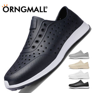 ORNGMALL Men and Women Sandal Jelly Shoes Summer Shoes Garden Shoes Beach Hollow Mules Clogs Candy Color Sandals Waterproof Beach Sandals Size 36-45