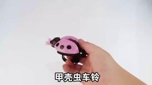 1PC Bicycle Small Bell Cartoon Beetle Ladybug Cycling Bells For Lovely Kids Girls Bike Ride Mini Bell Alarm Bicycle Accessories