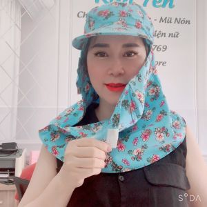 Mũ Nón Chống Nắng vành nhỏ gọn đội được trong nón bảo hiểm - Tony Kho Sỉ