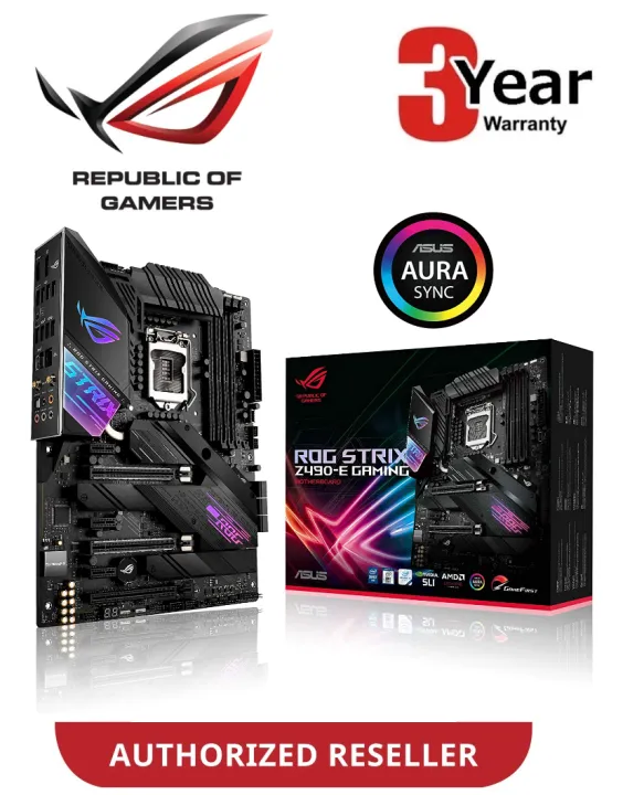 ASUS ROG STRIX Z490-E GAMING Z490 Gaming Motherboard (Intel 10th