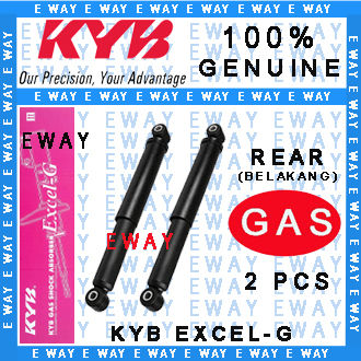 Toyota Hilux KUN25 (2005-2015) KYB / KAYABA Absorber Rear Gas 2 Pcs ...
