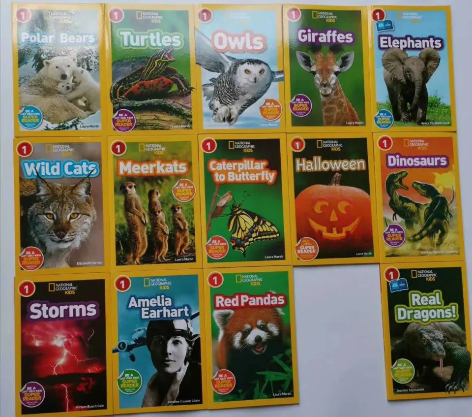 SG Stock] National Geographic Kids Pre reader/1/2/3 Point Readable