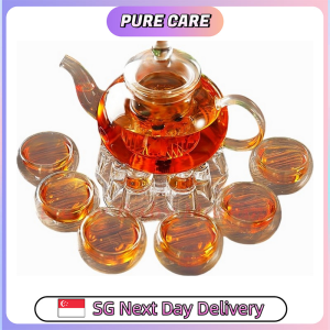 【Pure Care】 Borosilicate Glass Tea Pot Set/Teapot