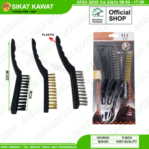 Sikat Kawat Pembersih Karat Set Ukuran 9 Inch Freed