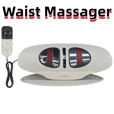 Lumbar Massage Device Soothing Warm Therapy And Air Traction Relieve Lumbar Stiffness Gift Parents