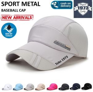 [Toko1973] Baseball cap : SPORTS METAL - Topi Baseball Topi Quick Dry Topi Olah Raga Topi Pria Topi wanita