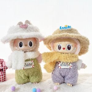 TEA7146 1 set Replacement Sitting Party  Doll Clothes Scarf Dress Suit Mini Cotton Dolls Clothes Toy Outfit Collection  II Plush Doll Outfit Dress-up Doll