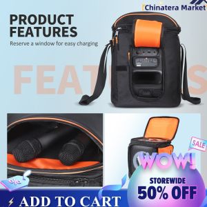 Waterproof Bluetooth Speaker Bags for PartyBox Encore Essential Waterproof Portable Audio Accessories with Adjustable Strap