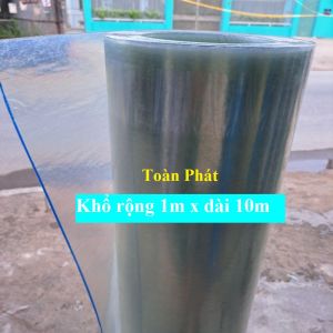 ( Khổ rộng 1m x dài 10m x dày 8zem) Cuộn tôn nhựa màu Trắng đục lấy ánh sáng che nắng che mưa chất lượng