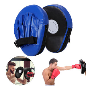 Welcomehome Curved Boxing Hand Target PU Leather 5-Finger Hand Target Breathable Boxing Mitts Focus Mitts for Martial Arts Training
