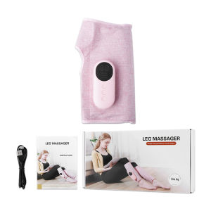Suolaer Electric Heated Leg Massager 3Modes Smart Air Compression Wireless 360° Leg Wraps Automatic Knead Relax Muscle Varicose Veins Dredge Meridian Promote Blood Circulation Relieve Pain Fatigue Skinny Legs Rechargeable