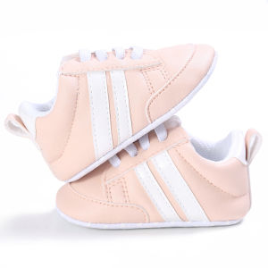 Pink Baby Shoes Binyag Girl Princess Toddler Shoes Newborn Flats Fashion Christening Sandals 0-18M